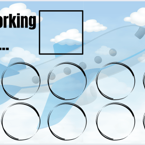 Airplane Token Board for Kids | Digital Download | Aviation-Themed Behavior Chart with Airplane Tokens | Visual ABA & Autism Support Tool